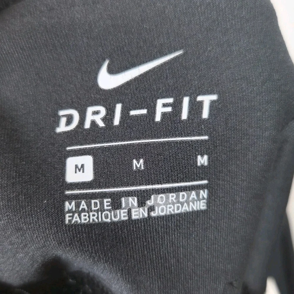 Nike Dri Fit Just Do It Compression Tights Pants Black/Gray Size M